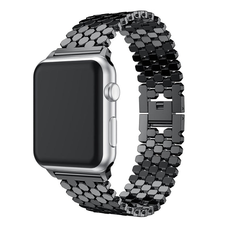 Honeycomb Stainless Steel Apple Watch Strap