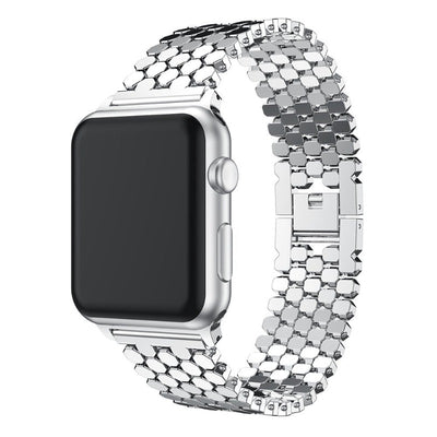 Honeycomb Stainless Steel Apple Watch Strap