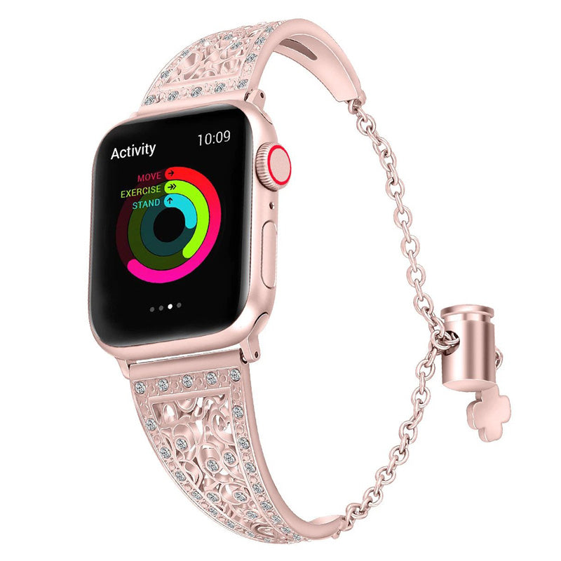 Blossom Stainless Steel Apple Watch Band