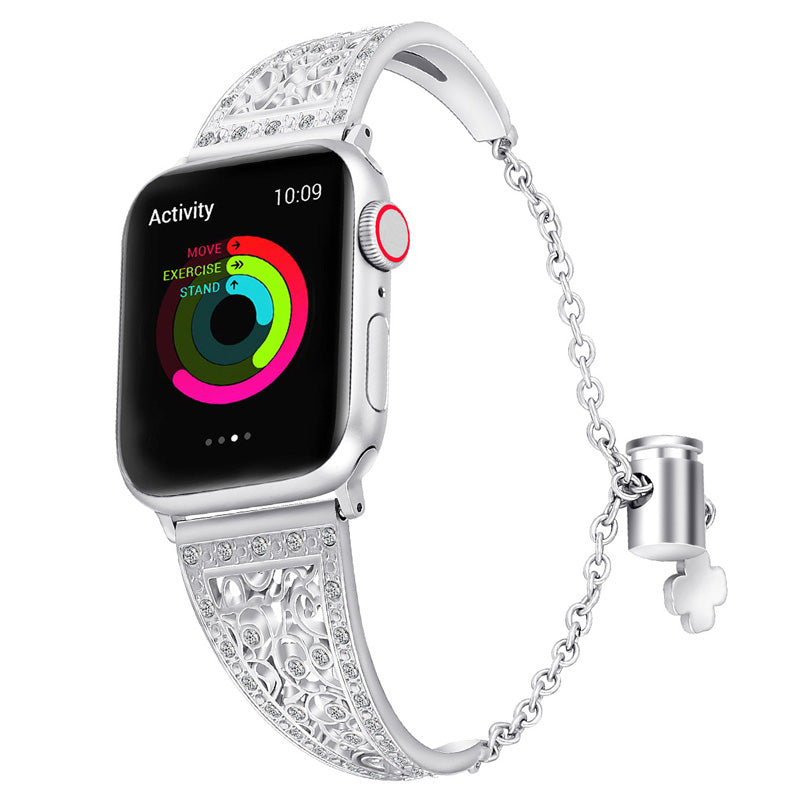 Blossom Stainless Steel Apple Watch Band